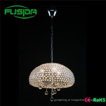 Modern Crystal Beading Candelabro Pingente Luz em Zhongshan